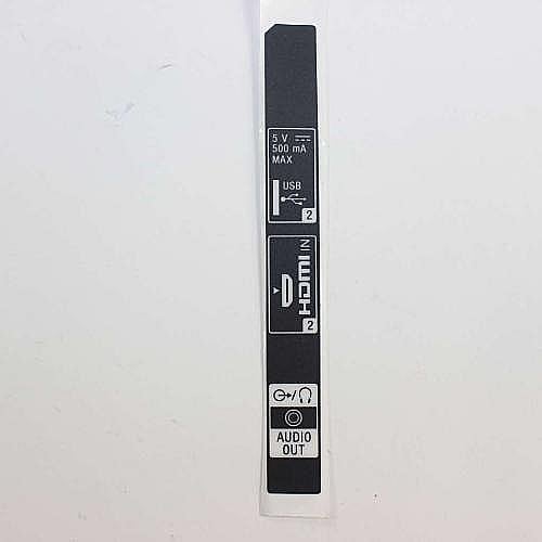Part #4-593-164-01, Label, Side I/o