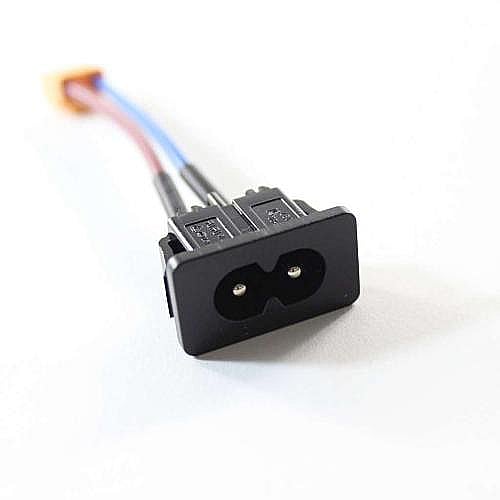 Part #9-885-217-26, Ac Inlet Jack W/red-Blue Wires