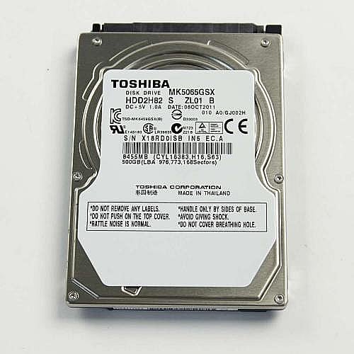 Part #a-1770-100-A, Hdd (500Gb/mk5065Gsx) (F) (S