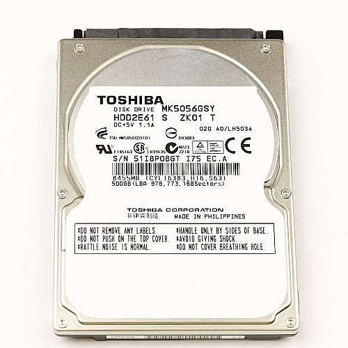 Part #a-1772-662-A, Hdd (500Gb Mk5056Gsy) (F) (S)