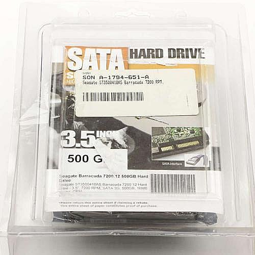 Part #a-1794-651-A, Hdd (500Gb St3500418As)(F)(S)