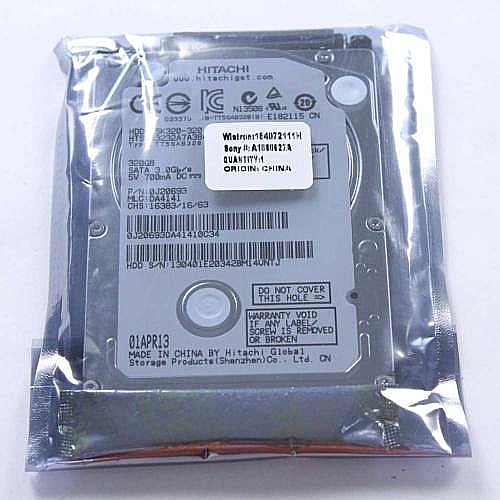 Part #a-1886-627-A, Hdd 320Gb Hgst Hts543232A7A384 7Mmh 5.4K