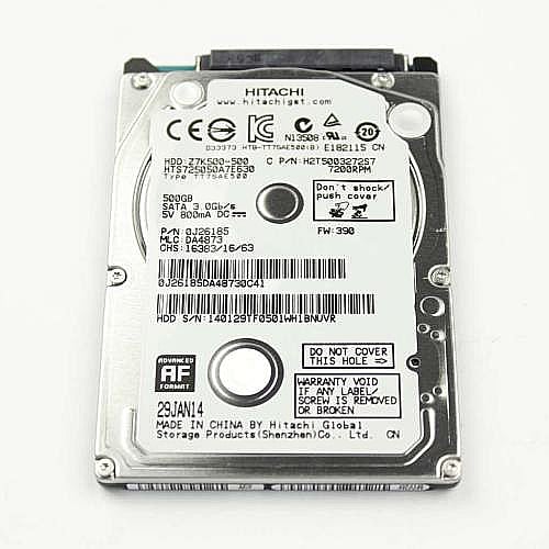 Part #a-1919-057-A, Hdd 500Gb Hgst Hts725050A7E630 7Mmh 7.2K