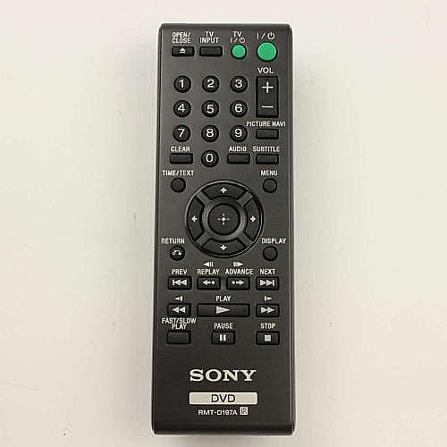 Part #a-1920-793-A, Rmt-D197A Remote Control