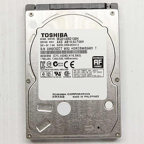 Part #a-1939-451-A, Hdd 1Tb Tsb Mq01Abd100H Hybrid 5.4K