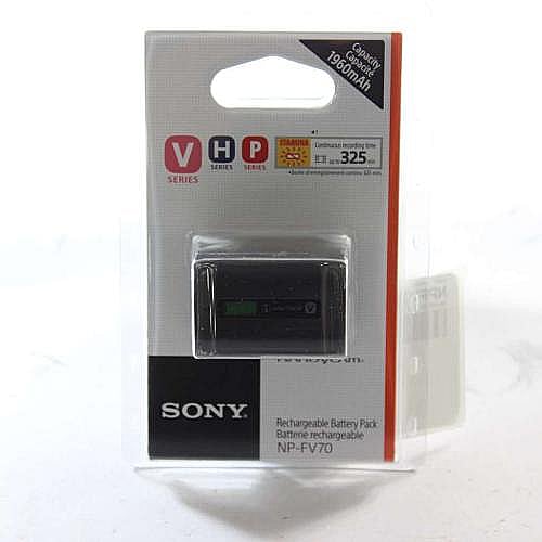 Part #npfv70, Sony Rechargeable Battery Pack