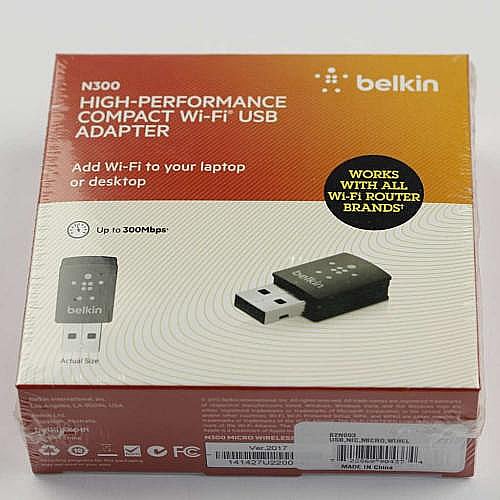 Part #t-9986-185-6, Belkin N300 Micro Wireless Usbadapter