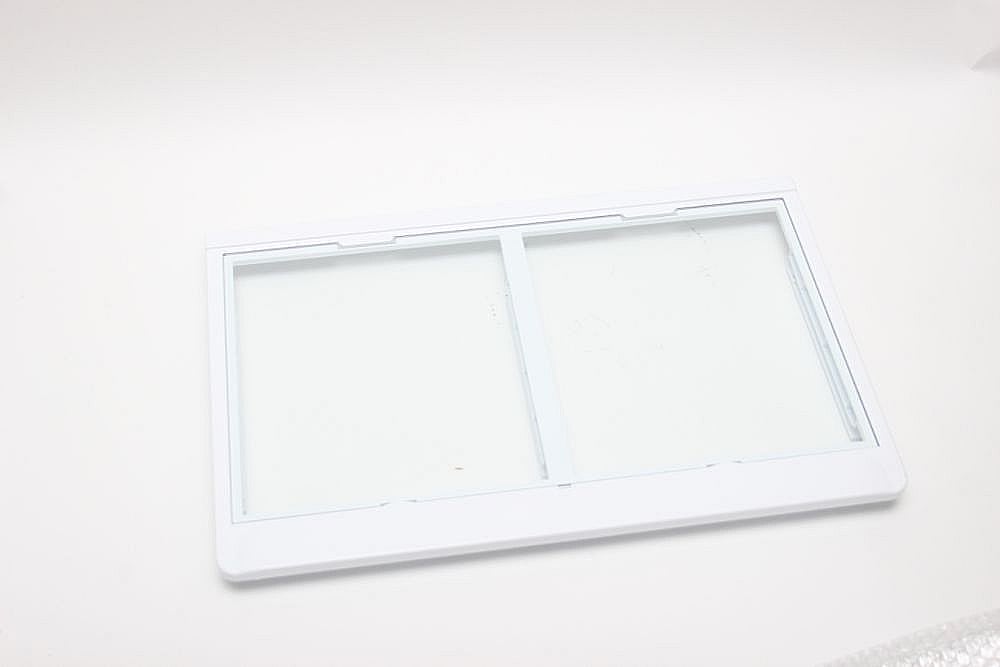 Photo of GE Part #3551Ja1027B, Refrigerator Crisper Drawer Cover Frame from Repair Parts Direct