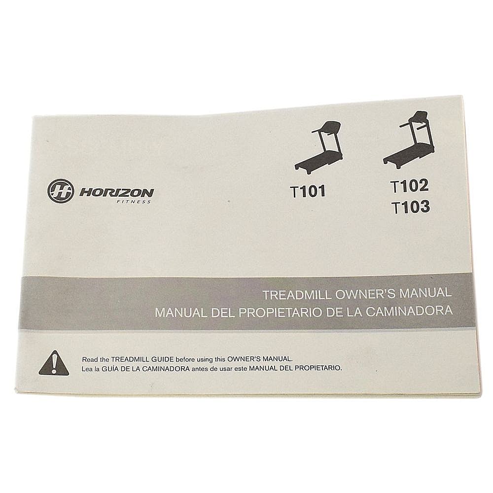 Part #1000114499, Horizon Treadmill Owners Manual