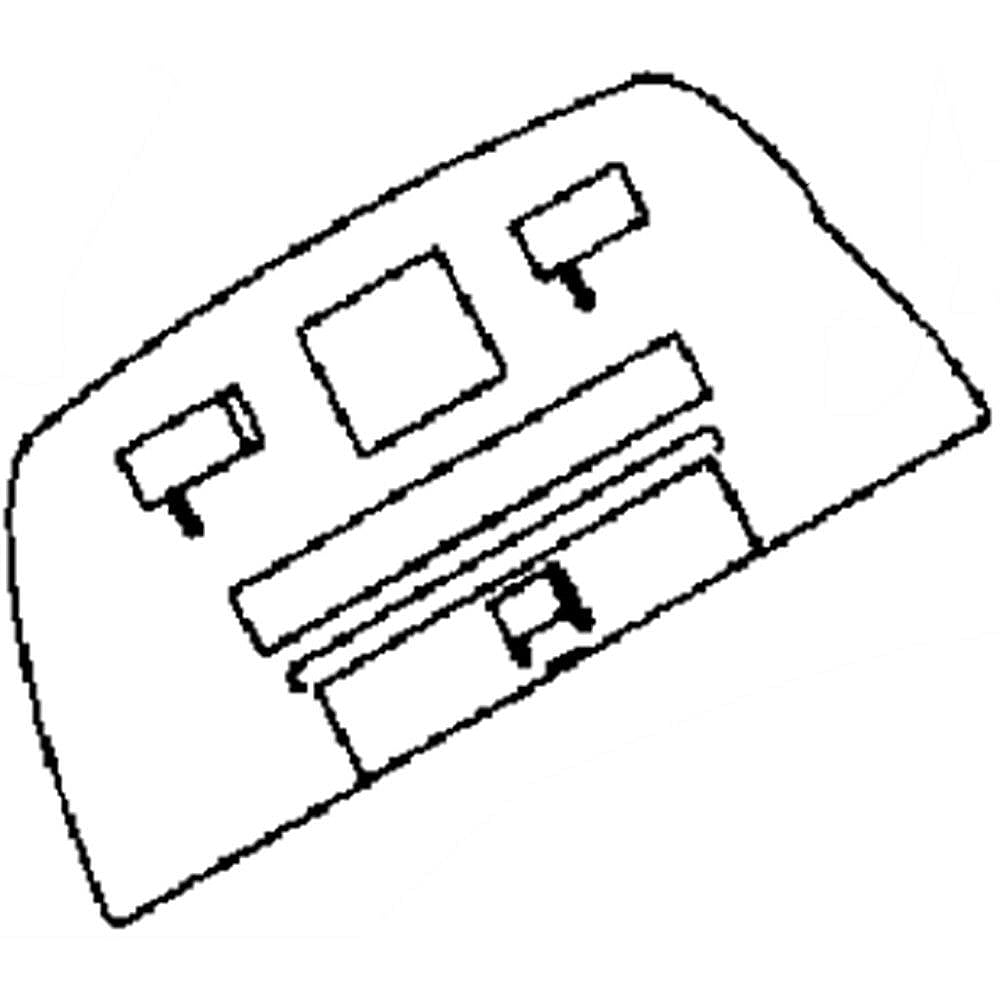 Part #1000215336, Afg Overlay-U