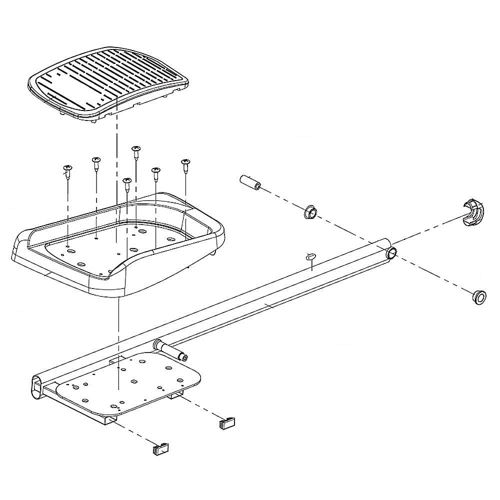 Part #1000346202, Elliptical Pedal And Link Arm, Left