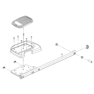 Elliptical Pedal And Link Arm, Right 1000346203