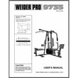 Weight System Owner's Manual for Weider 15939 - Part 146323