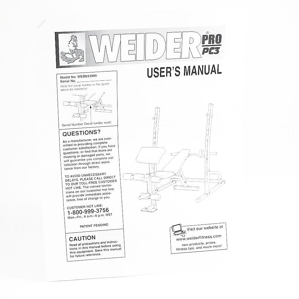 Part #157743, Weider Om, webe63990