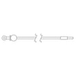Weight System Military Press Cable 238-1/2-in for Weider WESY39100 - Part 170088