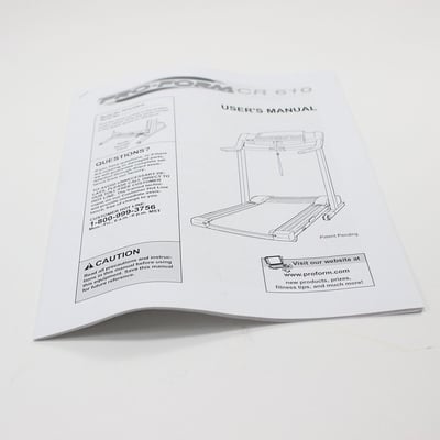 Treadmill Owner's Manual undefined