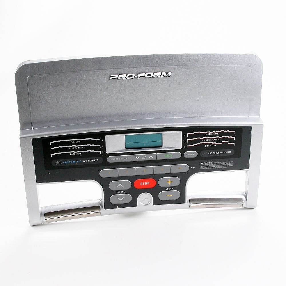 treadmill with trail display