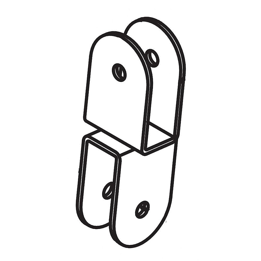 Part #267618, Weight System Double-U Cable Pulley Bracket