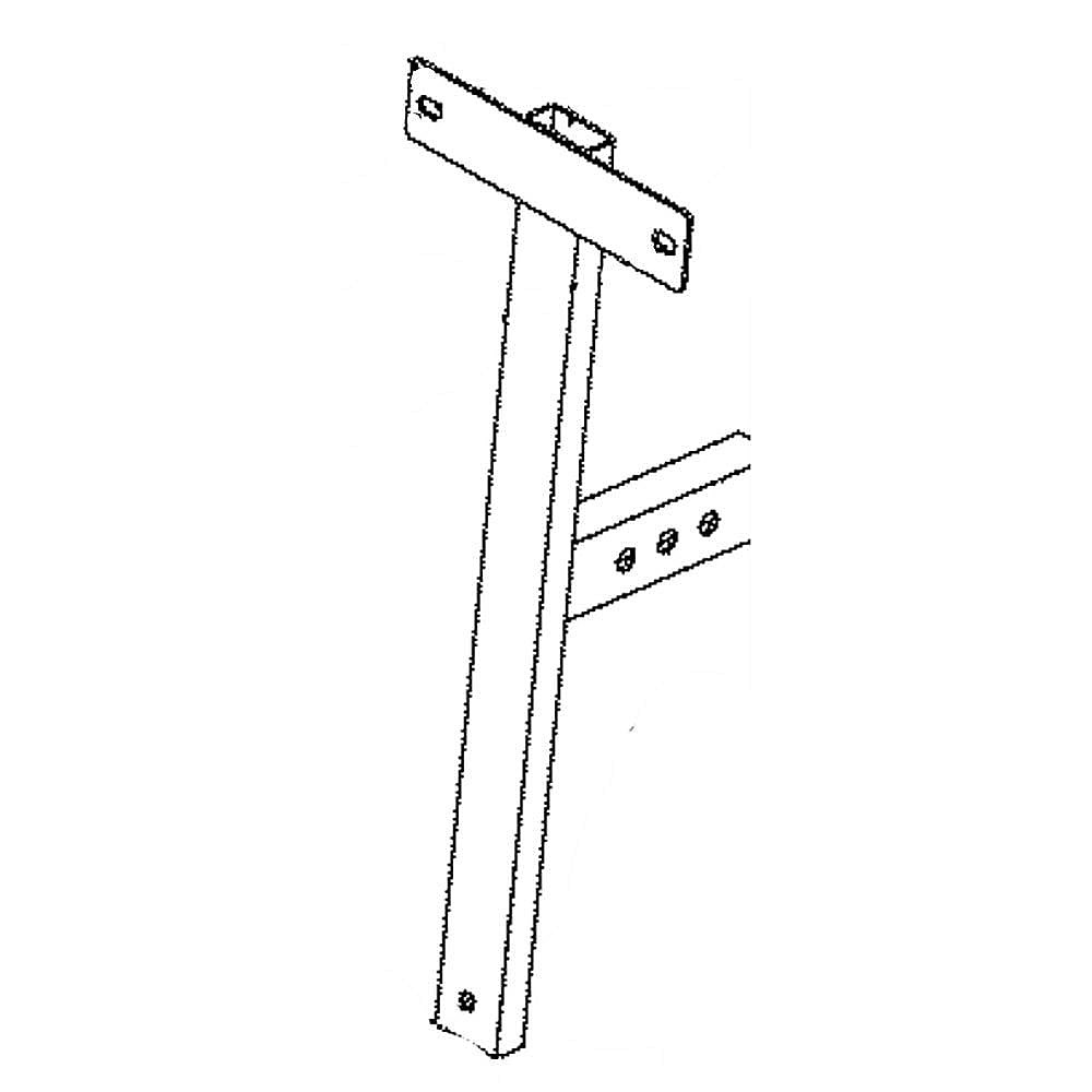 Part #338222, Weider Weight System Backrest Frame