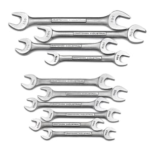 Craftsman Open-end Sae And Metric Wrench Set, 10-piece 48995SP