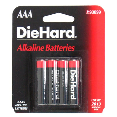 Diehard Battery, Aaa, 4-pack undefined