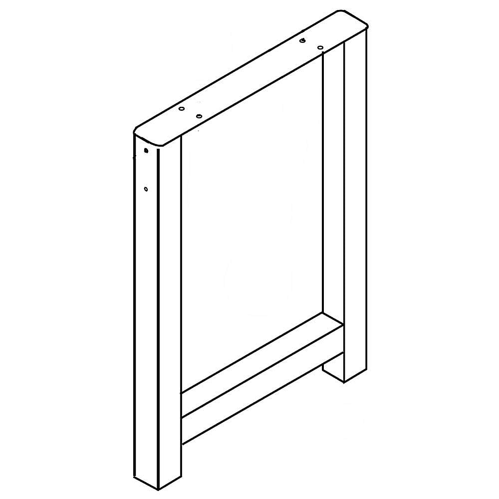 Gladiator Part #w10524967, Leg | 6.00 x 4.00 x 1.00
