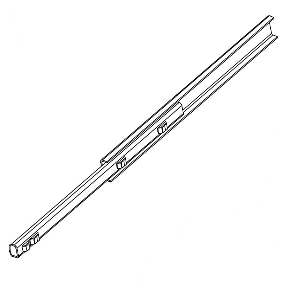 Part #wpw10183341, Tool Cabinet Drawer Slide / 25.50 x 1.25 x 0.50