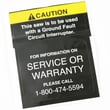 Label for MK Diamond MK-100 - Part 155678