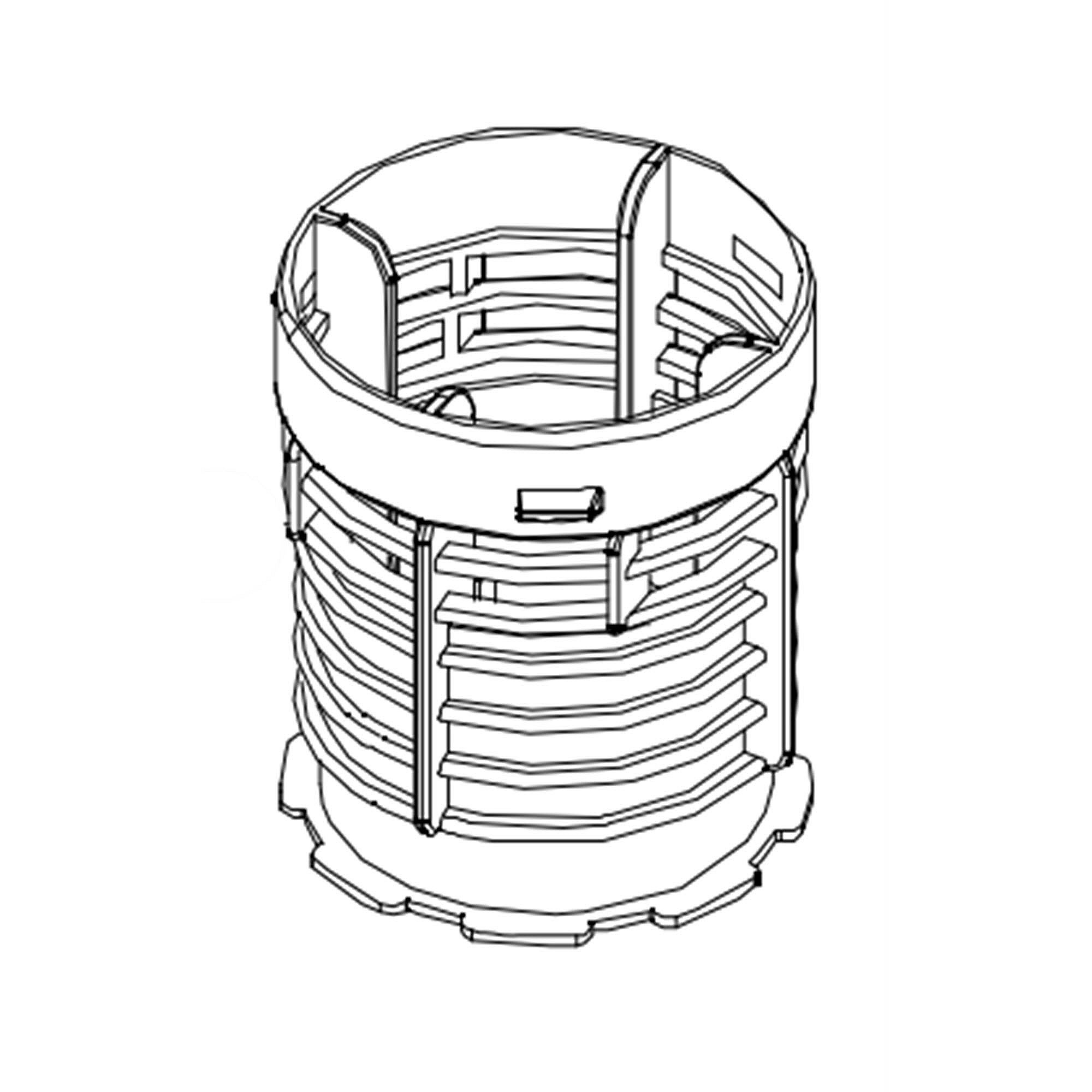 Part #551012116, Filter Cage (Replaces Vh50P1.10.06)