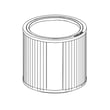 Shop Vacuum Filter (black Stripe) 591004790