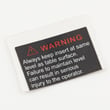 Label for Craftsman 137218030 - Part 29R2