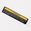 Miter Saw Warning Decal 2K8Q