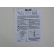 Garage Door Opener Touch Code Lock Instruction Sheet for Craftsman 13953716 - Part 114A1136