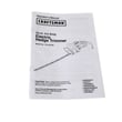 Craftsman Owner's Manual OM-797760