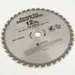 Miter Saw Blade, 12-in, 40-tooth for Craftsman 315212050 - Part 555501000
