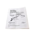Table Saw Rip Fence Kit Owner's Manual for Craftsman 315228110 - Part 972000-731