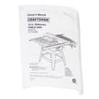 Owner's Manual for Craftsman 315228490 - Part 972000-781