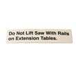 Label for Craftsman 315228410 - Part 980323-001