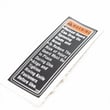 Label for Craftsman 315228410 - Part 980324-001