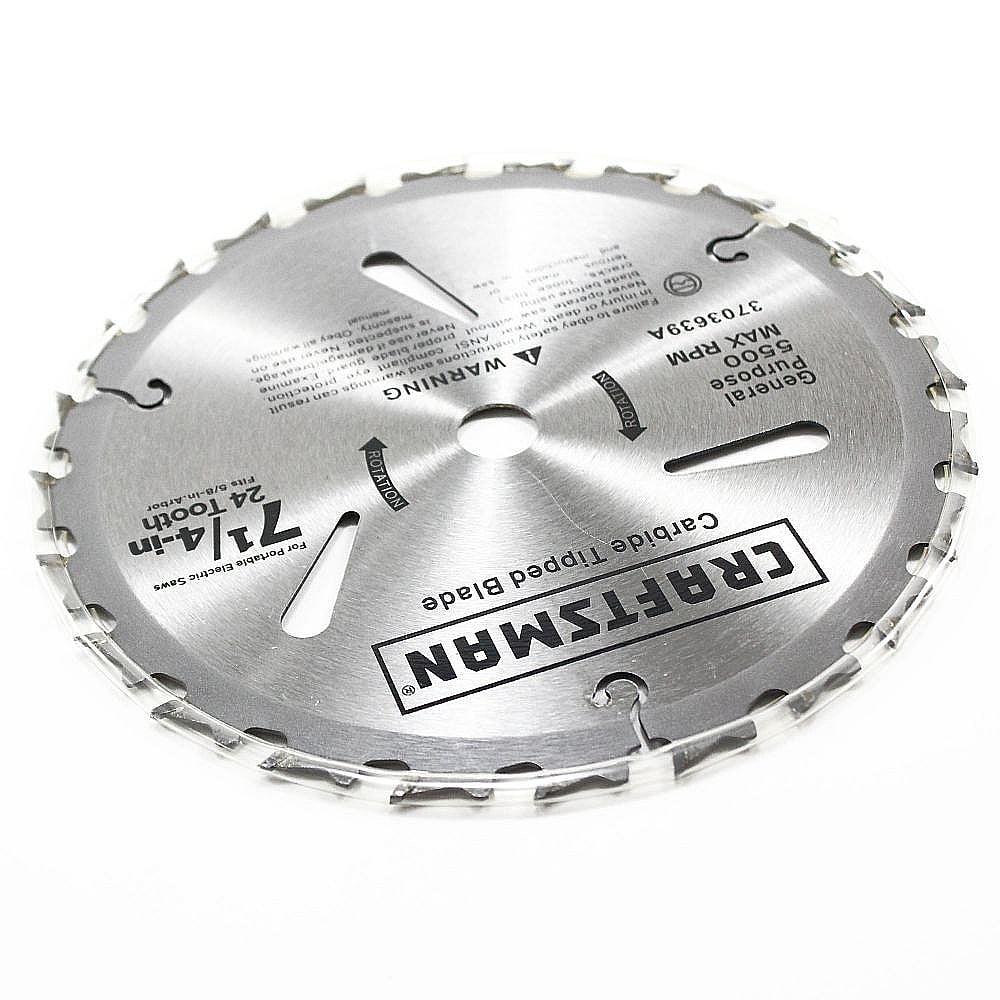 Circular Saw Carbide Blade, 7.25-in