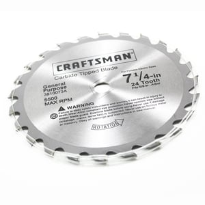 Circular Saw Blade, 7.25-in, 24-tooth 3810073000