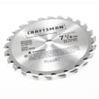 Circular Saw Blade, 7.25-in, 24-tooth