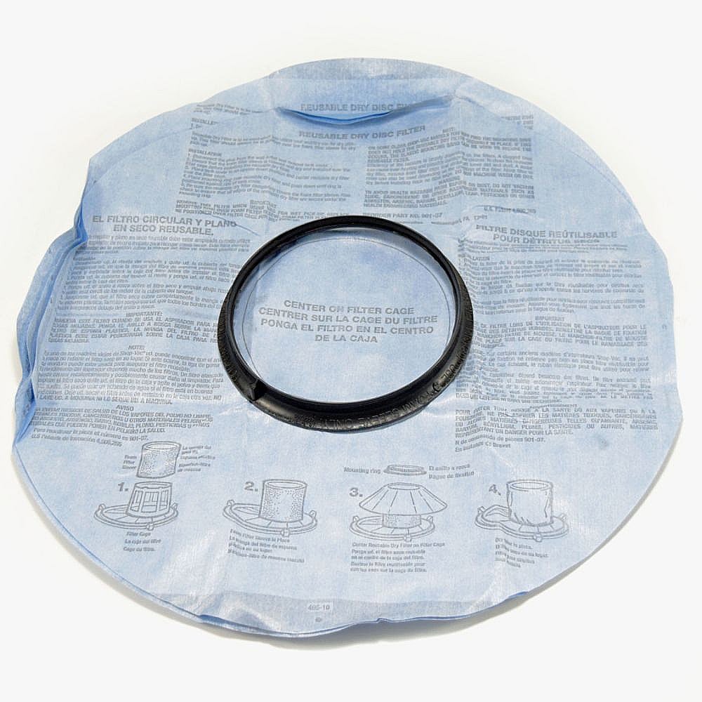 Shop Vacuum Filter | Part Number 90107-00 | Sears PartsDirect