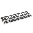 Tool Chest Nameplate for Craftsman 706591751 - Part 27777