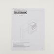 Tool Chest Instruction Sheet for Craftsman 706101390 - Part F1655