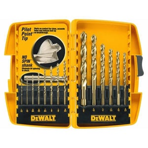 Pilot Point Drill Bit Set, 14-piece DW1169