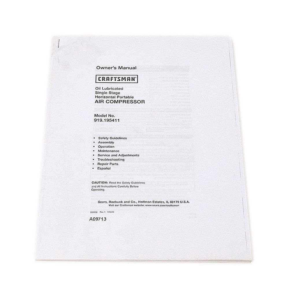 Air Compressor Owner's Manual