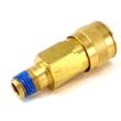 Air Compressor Quick-Connect Hose Coupler, 1/4-in