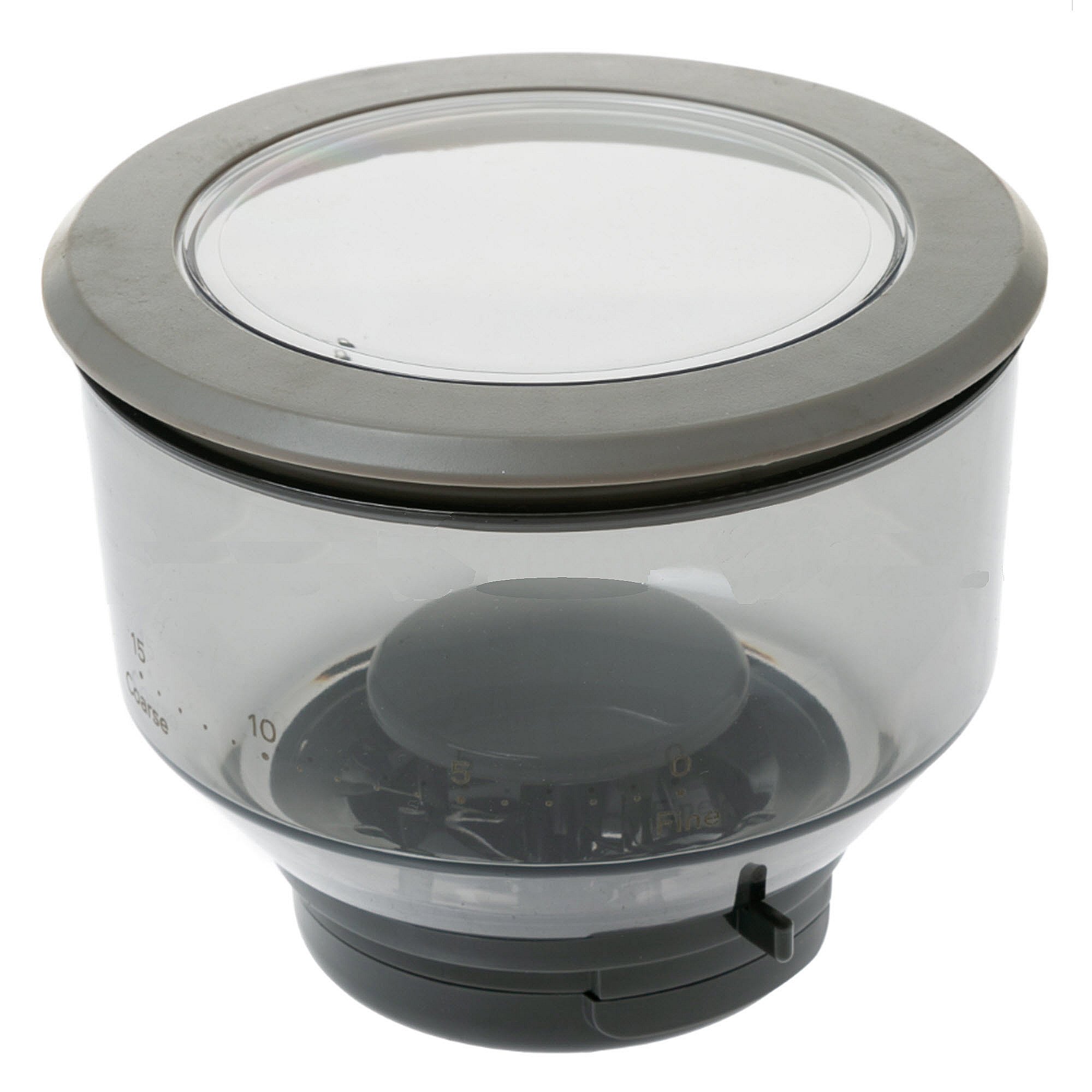 Part #wc01X20659, Grinder Hopper Assembly - Caf Matte Whit