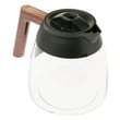Matte Black Glass Carafe With Lid for GE C7CDABS3RD32 - Part WC02X20561